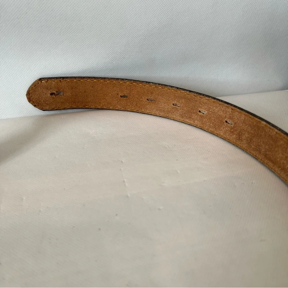 Tony Lama Brown Leather Western Belt